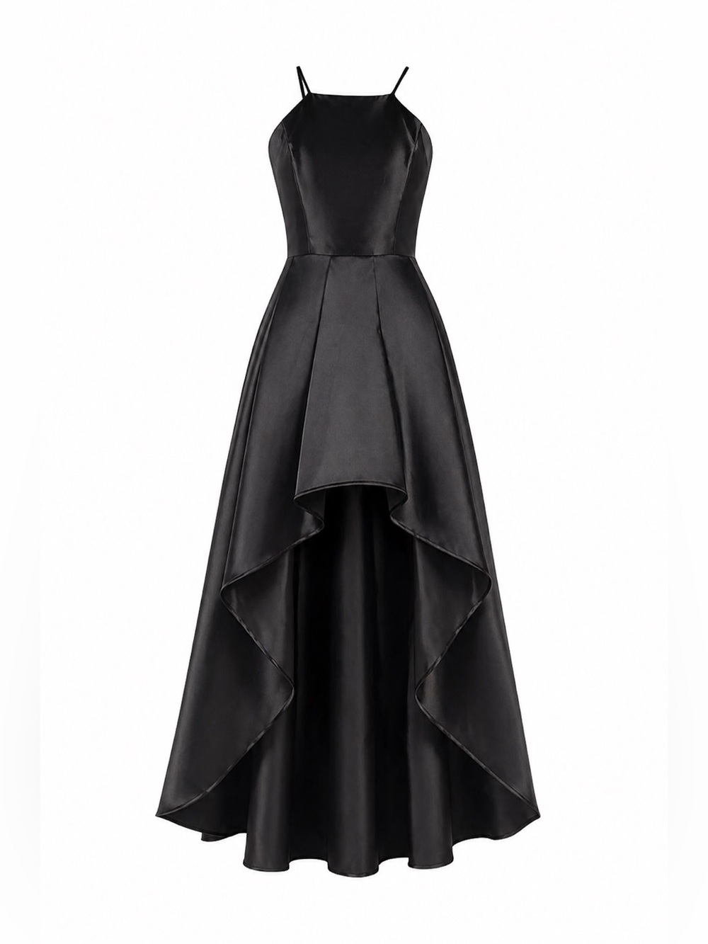 Lulus Broadway Show Black High-Low Gown | $70 MSRP